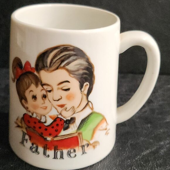 Vintage Lefton Father 1955 Cup Mug Musical - Picture 1 of 8